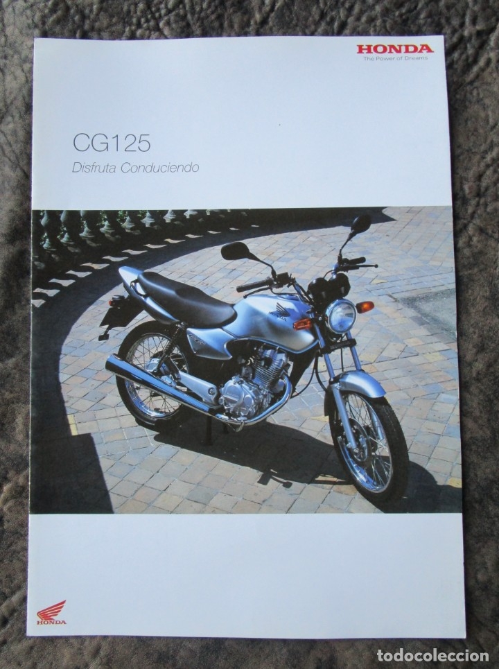 Voitures et Motocyclettes: catalogo original de honda cg 125 2 hojas