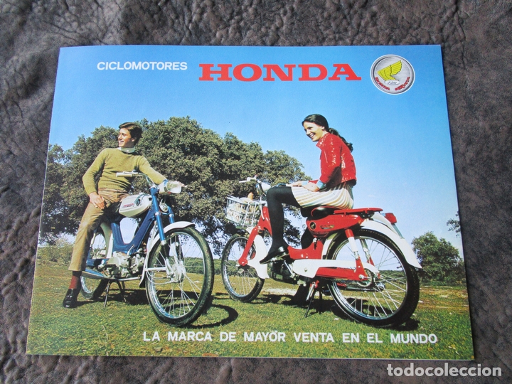 Coches y Motocicletas: catalogo original honda ciclomotores pc 50 y ps 50 dos paginas serveta