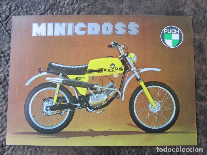 Coches y Motocicletas: catalogo publicidad orignal de puch minicross