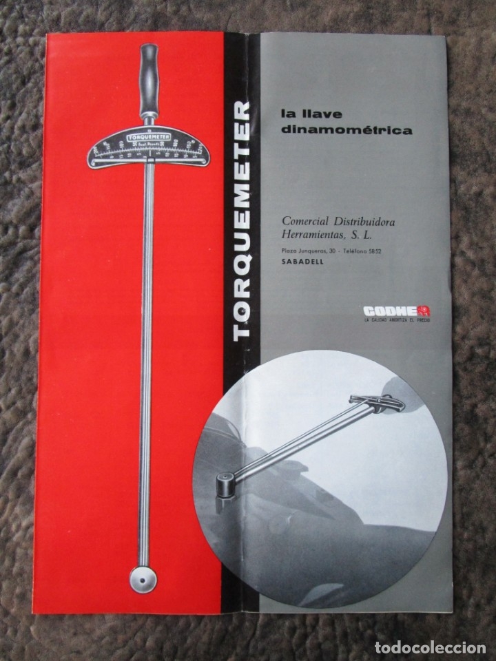 Coches y motocicletas: catalogo original torquemeter llave dinamometrica codhe - Foto 1