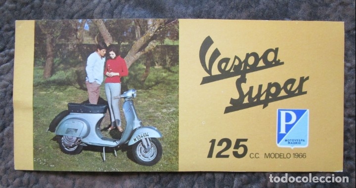 Catalogo prospecto publicidad original vespa su - Sold through Direct Sale  - 43549135