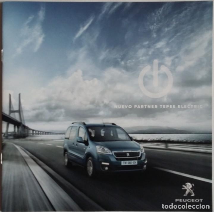 Coches y Motocicletas: Cat&aacute;logo Peugeot Partner Tepee Electric. Mayo 2017. En espa&ntilde;ol