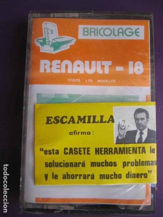 Coches y Motocicletas: CASETE PRECINTADA BRICOLAGE AUTOMOVIL COCHE RENAULT 18 - ESCAMILLA - FINALES 70 PRIMEROS 80