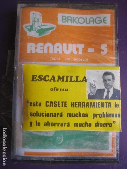 Coches y Motocicletas: CASETE PRECINTADA BRICOLAGE AUTOMOVIL COCHE RENAULT 5 - ESCAMILLA - FINALES 70 PRIMEROS 80