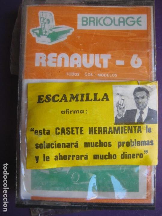 Coches y Motocicletas: CASETE PRECINTADA BRICOLAGE AUTOMOVIL COCHE RENAULT 6 - ESCAMILLA - FINALES 70 PRIMEROS 80