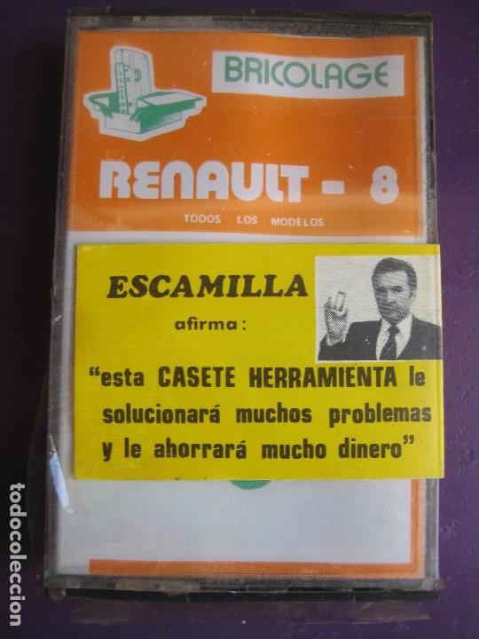 Coches y Motocicletas: CASETE PRECINTADA BRICOLAGE AUTOMOVIL COCHE RENAULT 8 - ESCAMILLA - FINALES 70 PRIMEROS 80