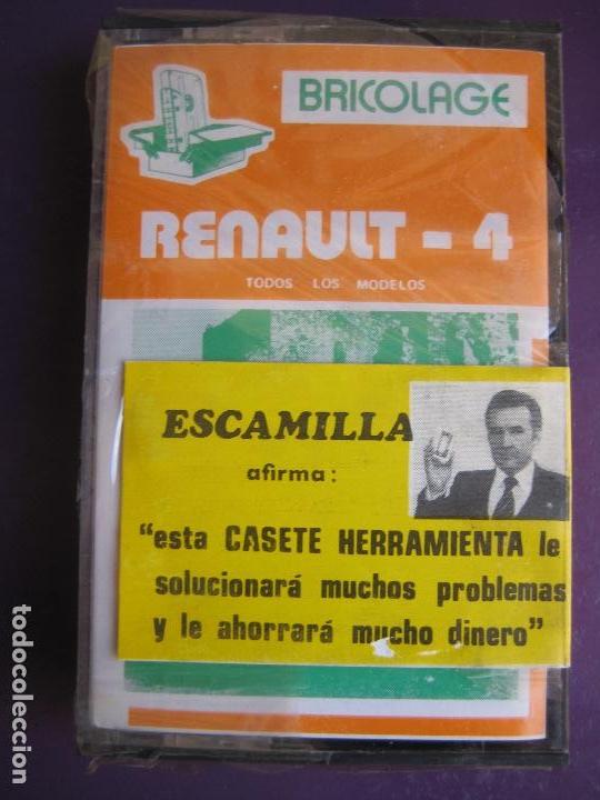 Automobili e Motociclette: CASETE PRECINTADA BRICOLAGE AUTOMOVIL COCHE RENAULT 4 - ESCAMILLA - FINALES 70 PRIMEROS 80