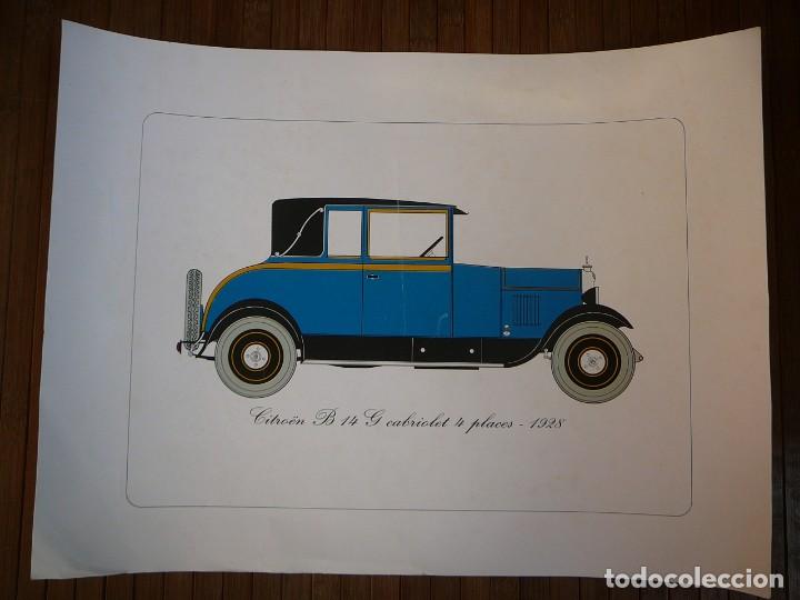 Automobili e Motociclette: L&aacute;mina Citroen B14 G cabriolet 4 plazas descapotable - 1928