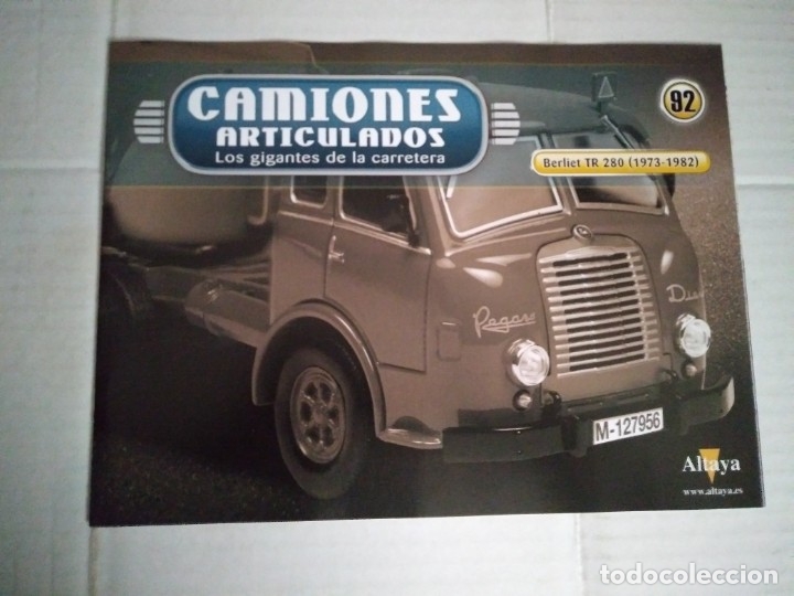 Carros e motociclos: Fasc&iacute;culo 92 Camiones Articulados Berliet TR 280 (1973-1982) Altaya Nuevo