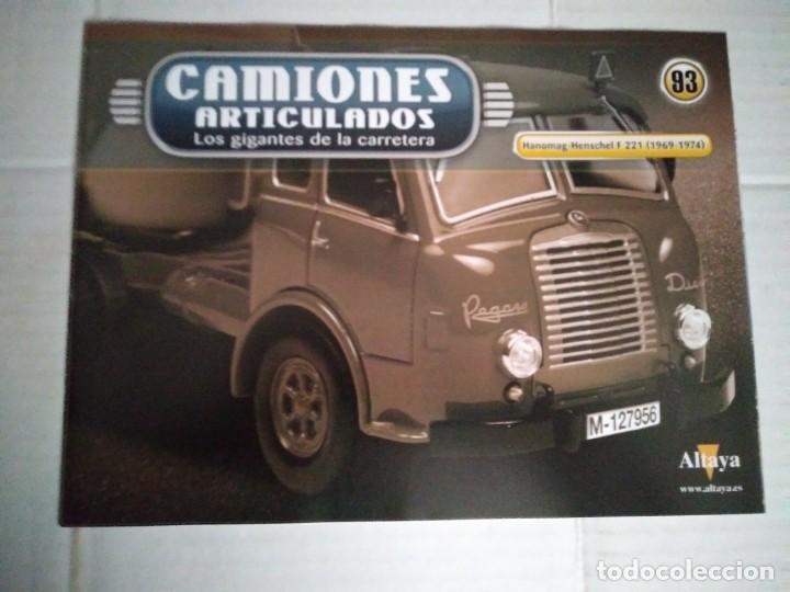 Autos und Motorr&auml;der: Fasc&iacute;culo 93 Camiones Articulados Hanomag-Henschel F221 (1969-1974) Altaya Nuevo