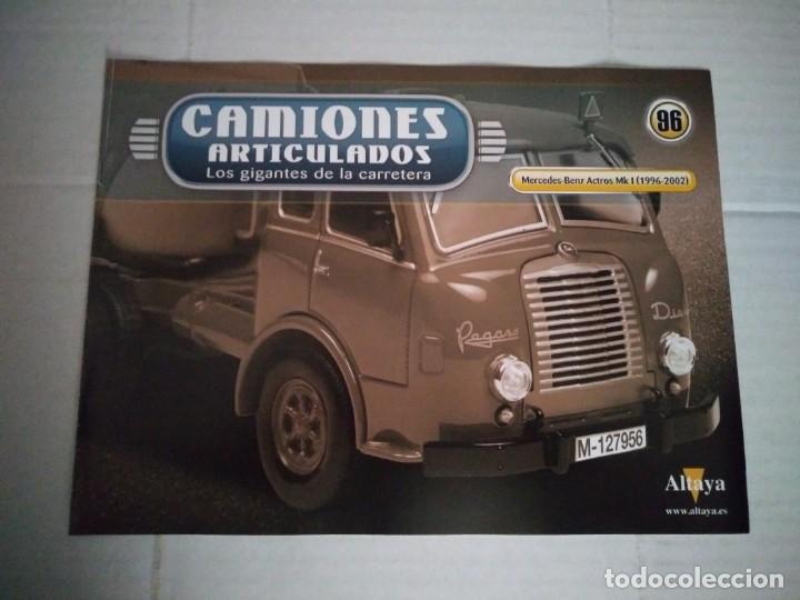 Autos und Motorr&auml;der: Fasc&iacute;culo 96 Camiones Articulados Mercedes-Benz Actros Mk I (1996-2002) Altaya Nuevo
