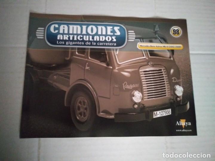 Autos und Motorr&auml;der: Fasc&iacute;culo 98 Camiones Articulados Mercedes-Benz Actros Mk II (2002-2008) Altaya Nuevo