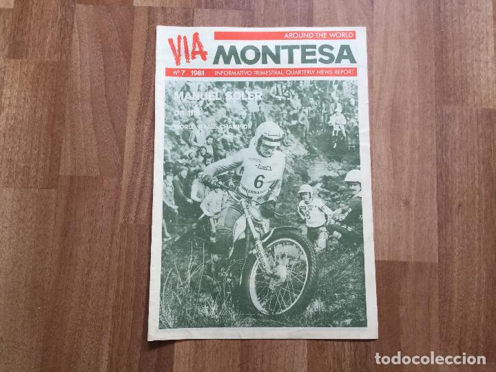 Coches y Motocicletas: INFORMATIVO TRIMESTRAL N&ordm;7 JULIO 1981 VIA MONTESA VIVA MOTO impalada 81