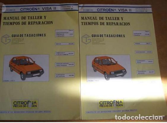 Coches y Motocicletas: MANUALES DE TALLER CITROEN VISA II -1984