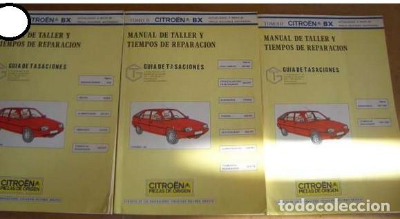 Coches y Motocicletas: MANUALES DE TALLER CITROEN BX - 1985