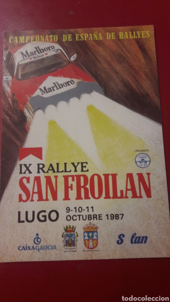 Carros e motociclos: IX Rally San Froilan 1987 Campeonato Espa&ntilde;a