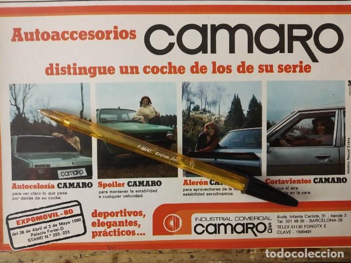 Cars and Motorcycles: AUTOACCESORIOS CAMARO DISTINGUE UN COCHE DE LOS DE SU SERIE, PUBLICIDAD.