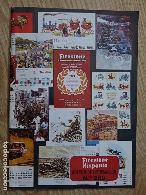 Carros e motociclos: FIRESTONE HISPANIA BOLET&Iacute;N DE INFORMACI&Oacute;N N&ordm; 269 Diciembre 1974