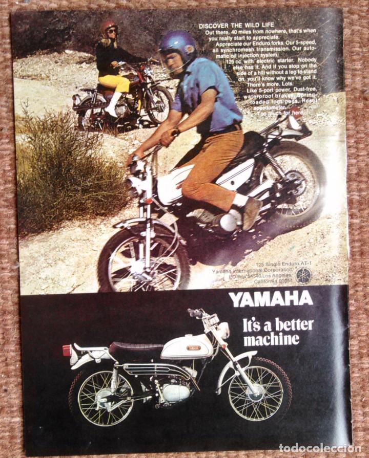 Coches y motocicletas: YAMAHA 125 SINGLE ENDURO AT 1 - HOJA DE PUBLICIDAD