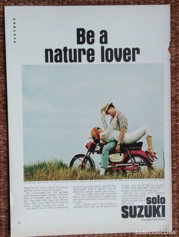 Coches y Motocicletas: SUZUKI - HOJA DE PUBLICIDAD