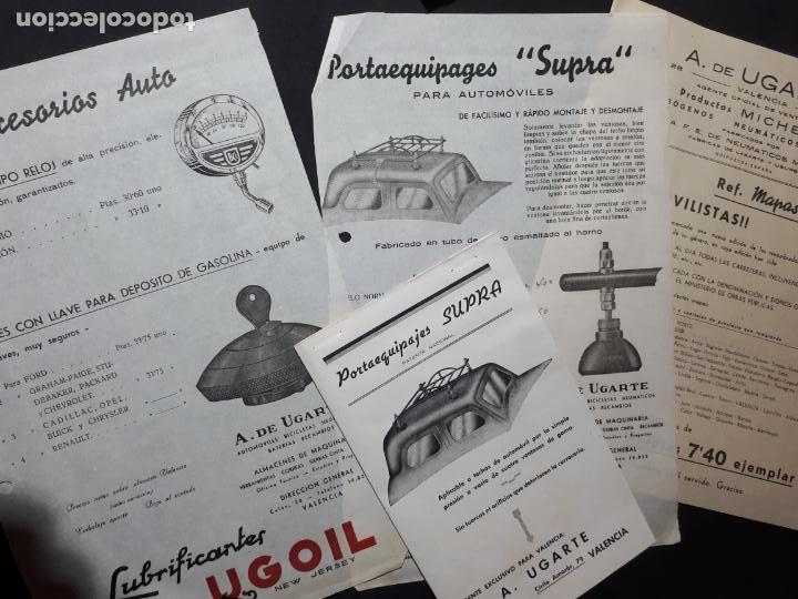Carros e motociclos: lote publicidad catalogo a&ntilde;os 30-40 portaequipajes supra guias michelin accesorios para coches
