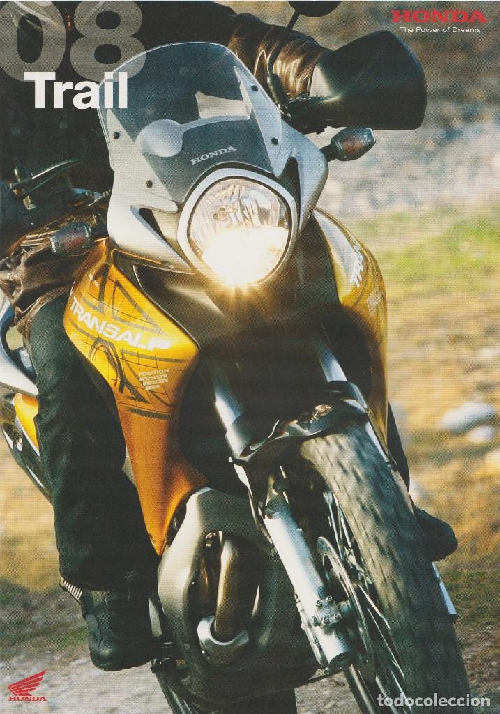 Coches y Motocicletas: CAT&Aacute;LOGO ORIGINAL GAMA TRAIL HONDA 2008