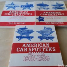 Coches y Motocicletas: AMERICAN CAR SPOTTERS GUIDE 1920-1980 3 VOLÚMENES. Lote 166698202