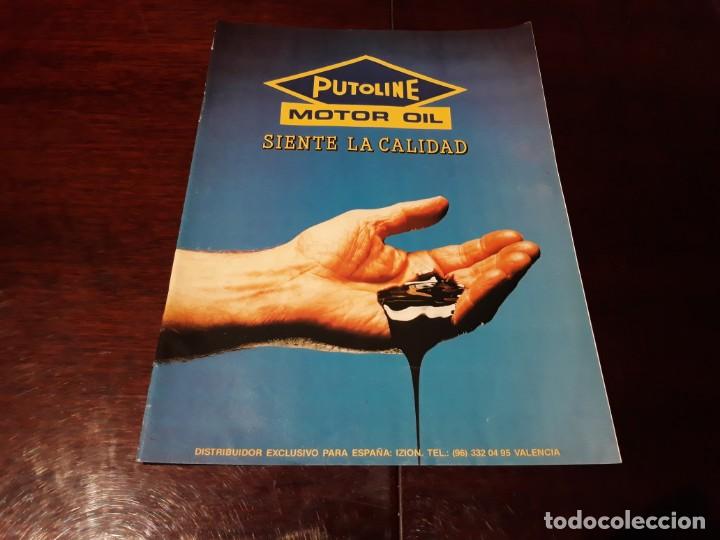 Coches y motocicletas: PUBLICIDAD DE PUTOLINE  MOTOR OIL A&Ntilde;O 1991  28 X 21 CM