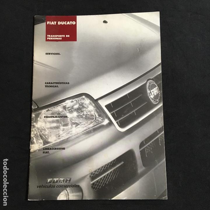 Coches y Motocicletas: Folleto catalogo publicidad original fiat ducato de 2003