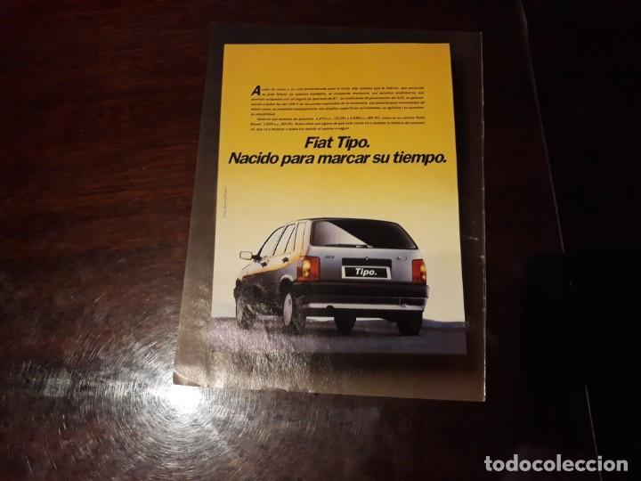 Coches y motocicletas: PUBLICIDAD DEL COCHE FIAT TIPO 29 X 22 CM