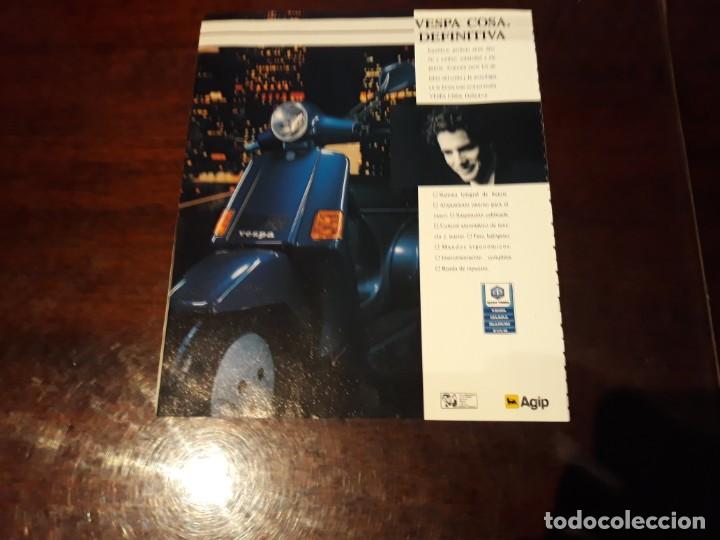 Coches y Motocicletas: PUBLICIDAD VESPA COSA  A&Ntilde;O 1991 - 28 X 23 CM