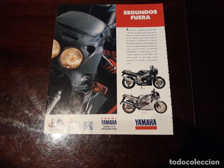 Coches y motocicletas: PUBLICIDAD DE YAMAHA  A&Ntilde;O 1991  28 X 23 CM