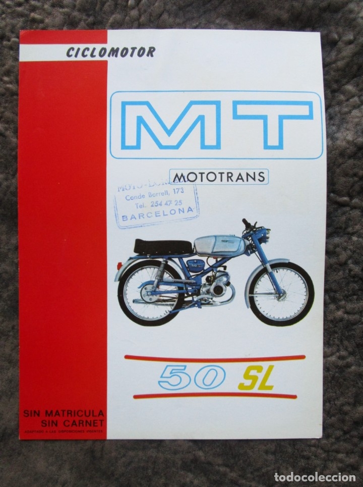 Automobili e Motociclette: catalogo original ciclomotor mt 50 sl mototrans