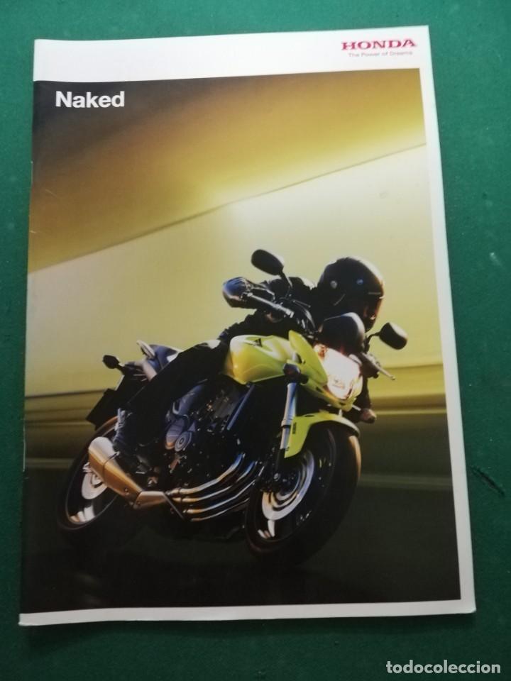 Coches y Motocicletas: REVISTA CAT&Aacute;LOGO HONDA NAKED