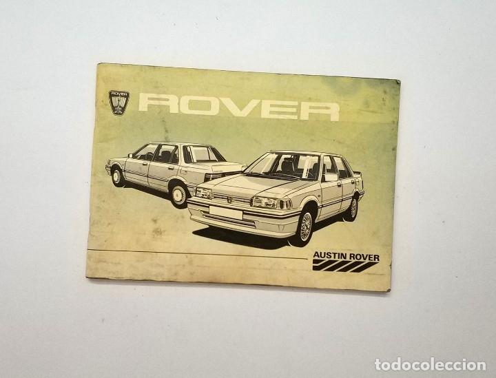 Coches y motocicletas: Manual Rover 216 a&ntilde;o 1986