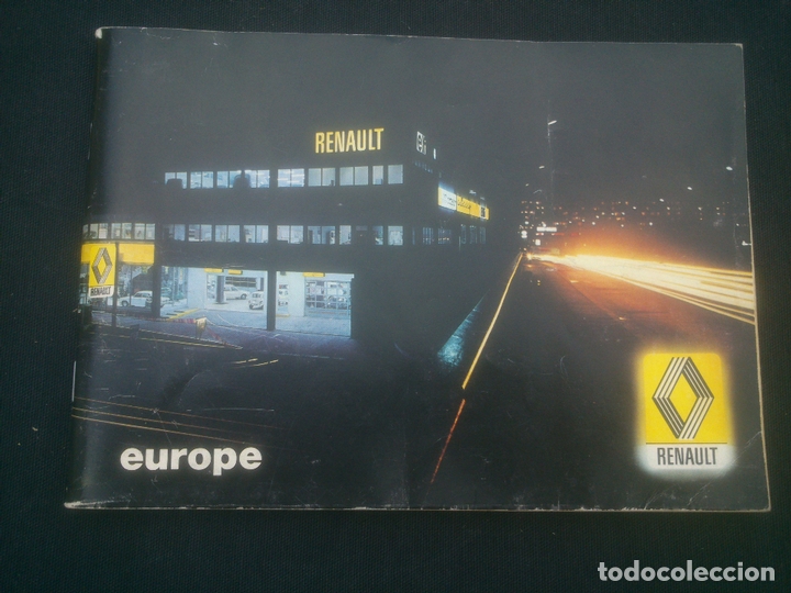 Coches y Motocicletas: RENAULT RED DE SERVICIOS DE EUROPA 1977