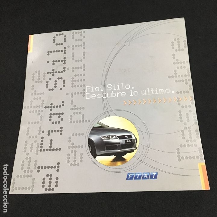 Coches y Motocicletas: Folleto catalogo publicidad original fiat stilo