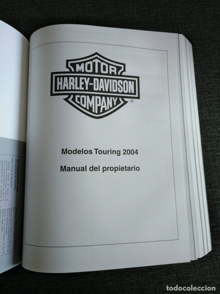 harley-davidson - manual del propietario de los - Comprar Catálogos