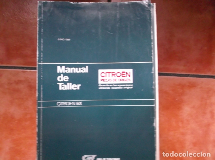 Carros e motociclos: guia de tasaciones gt, manual de taller , citroen bx,1989