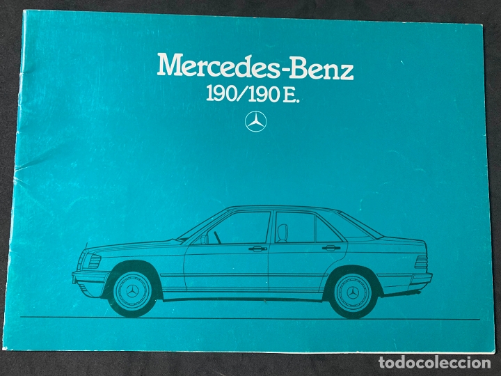 Coches y motocicletas: catalogo publicidad folleto original de 1983 mercedes-benz 190/190 e