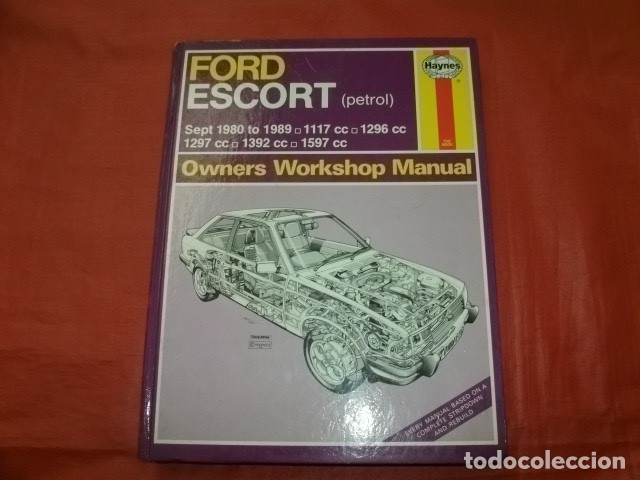 Coches y motocicletas: MANUAL DE SERVICIO Y REPARACI&Oacute;N FORD ESCORT MANUAL HAYNES 1980-1989 (EN INGL&Eacute;S)
