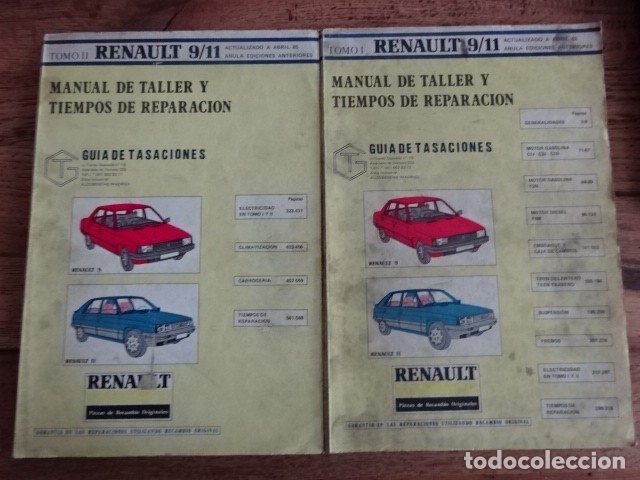 Autos und Motorr&auml;der: MANUAL DE TALLER RENAULT 9 Y 11 - 2