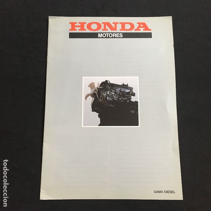 Coches y Motocicletas: Folleto catalogo publicidad original honda motores 1989 diesel gd 1100-gd 1250-gd 320-gd 410