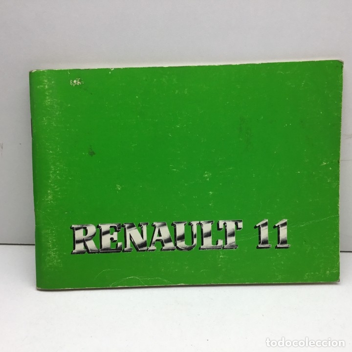 antiguo manual de uso renault 11 - 1987 - libro - Comprar Catálogos