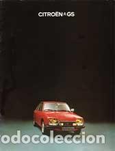 Coches y Motocicletas: Catalogo Citroen GS German 1976