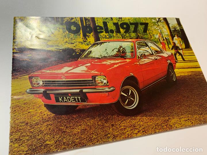 Cars and Motorcycles: CATALOGO FOLLETO PUBLICIDAD GAMA OPEL DE 1977 REKORD DADETT DIPLOMAT ASCONA MANTA COMMODORE