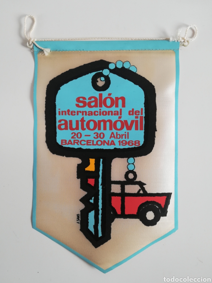 Cars and Motorcycles: Bander&iacute;n publicidad Sal&oacute;n Internacional del Autom&oacute;vil a&ntilde;o 1968 - Motor Turismo Coche