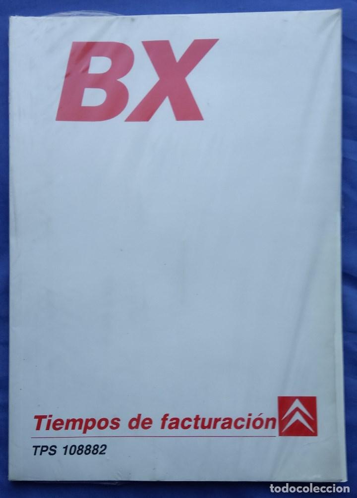 Automobili e Motociclette: Citro&euml;n BX. Tiempos de facturaci&oacute;n. Publicaci&oacute;n oficial para uso de talleres