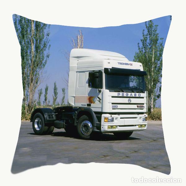 Coches y motocicletas: FUNDA PARA COJ&Iacute;N.DOBLE ESTAMPADO.45 CMS.DE LADO.CAMI&Oacute;N PEGASO TRONER