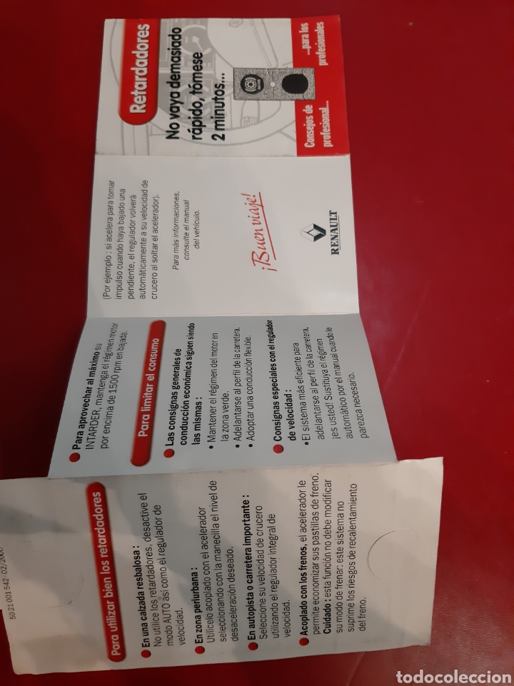 Carros e motociclos: Retardador conducci&oacute;n Renault modo empleo